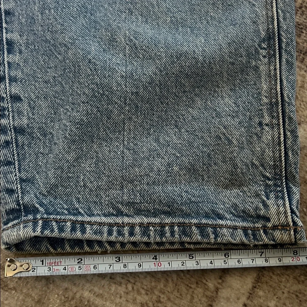 Sold out! AE Barrel Jeans Size 6 Boyfriend Mid Rise - Picture 5 of 13
